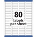 Avery® Removable I.D. Laser/Inkjet Labels