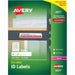 Avery® Permanent Durable ID Laser Labels