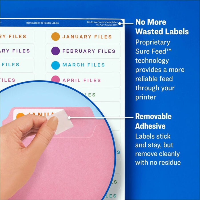 Avery® Removable File Folder Labels