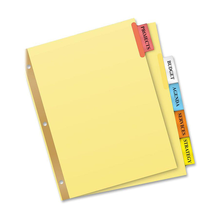 Avery® Big Tab Insertable Dividers - Reinforced Gold Edge