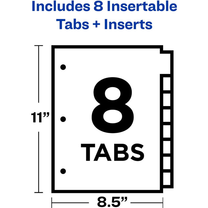 Avery® Big Tab Insertable Dividers - Reinforced Gold Edge