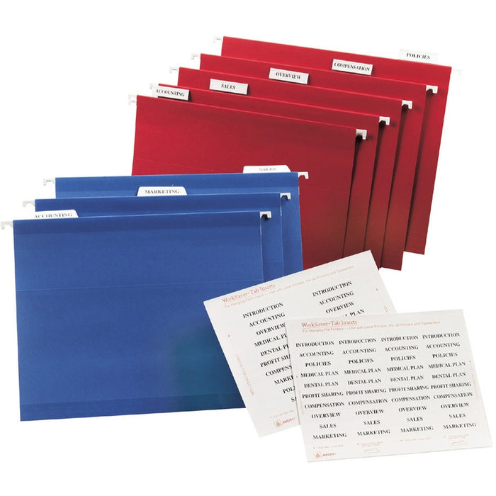 Avery® Printable Tab Inserts for Hanging File Folders