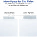 Avery® Big Tab Extra-Wide Insertable Dividers