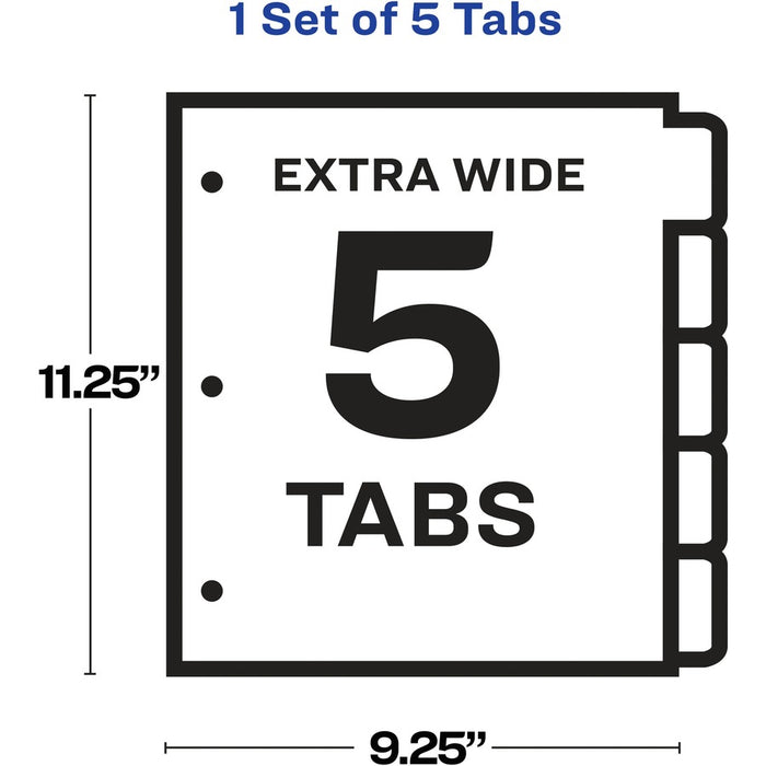 Avery® Big Tab Extra-Wide Insertable Dividers