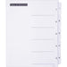 Avery® B/W Print Table of Contents Tab Dividers