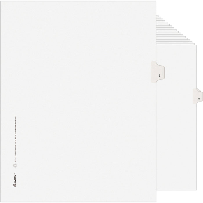 Avery® Individual Legal Exhibit Dividers - Avery Style - Unpunched