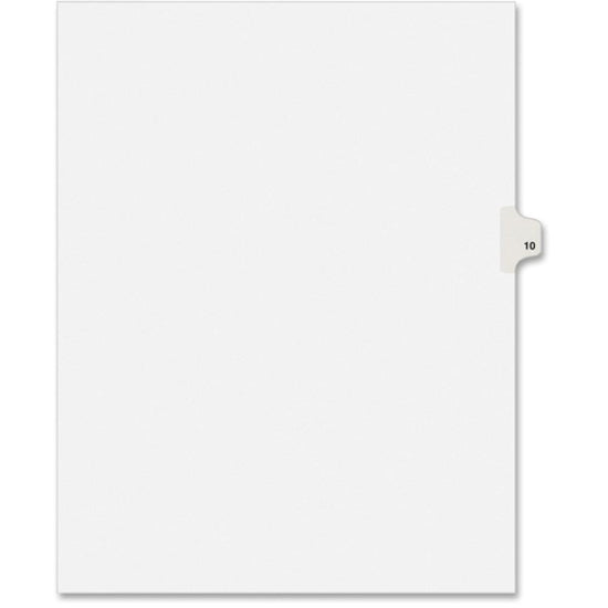 Avery® Individual Legal Exhibit Dividers - Avery Style - Unpunched