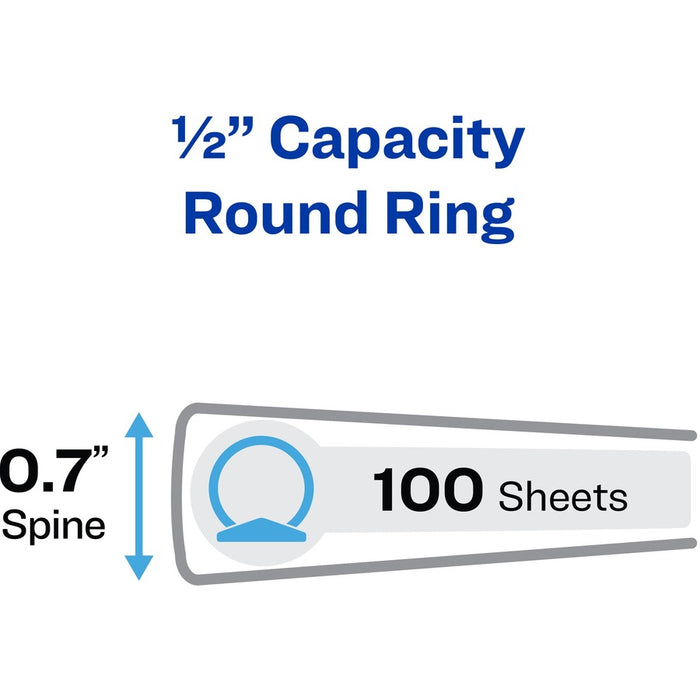 Avery® Flexi-View 3 Ring Binders