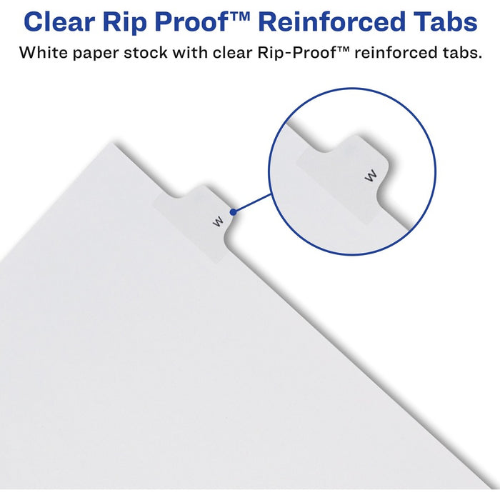 Avery® Side Tab Individual Legal Dividers