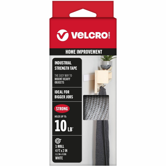 VELCRO&reg; Industrial Strength 4ft x 2in Roll White