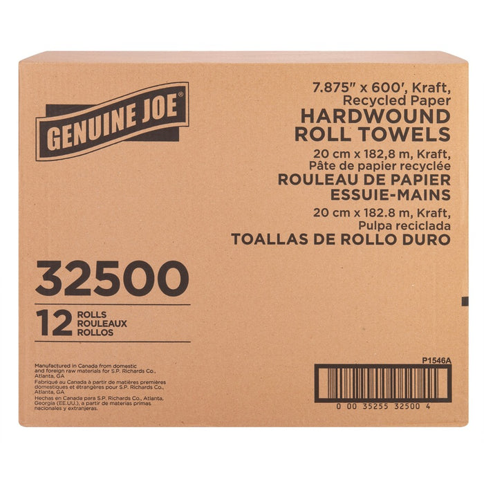 Genuine Joe Embossed Hardwound Roll Towels