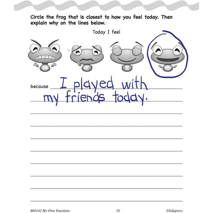 Teacher Created Resources My Own Books: My Emotions Printed Book