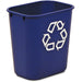 Rubbermaid Commercial 13 QT Standard Deskside Recycling Wastebasket