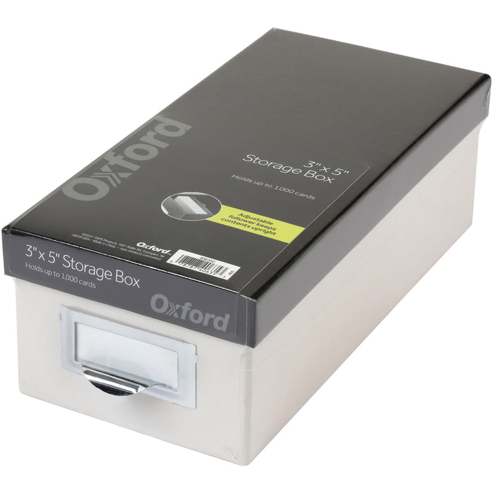 Oxford 3x5 Index Card Storage Box