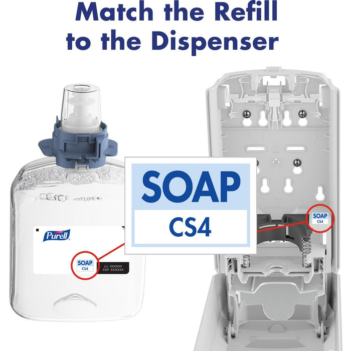 PURELL® CS4 Healthcare Foam Handwash 2% CHG Antimicrobial Foam Refill