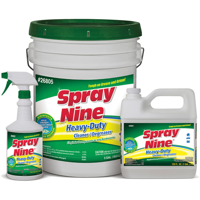 Spray Nine Heavy-Duty Cleaner/Degreaser + Disinfectant