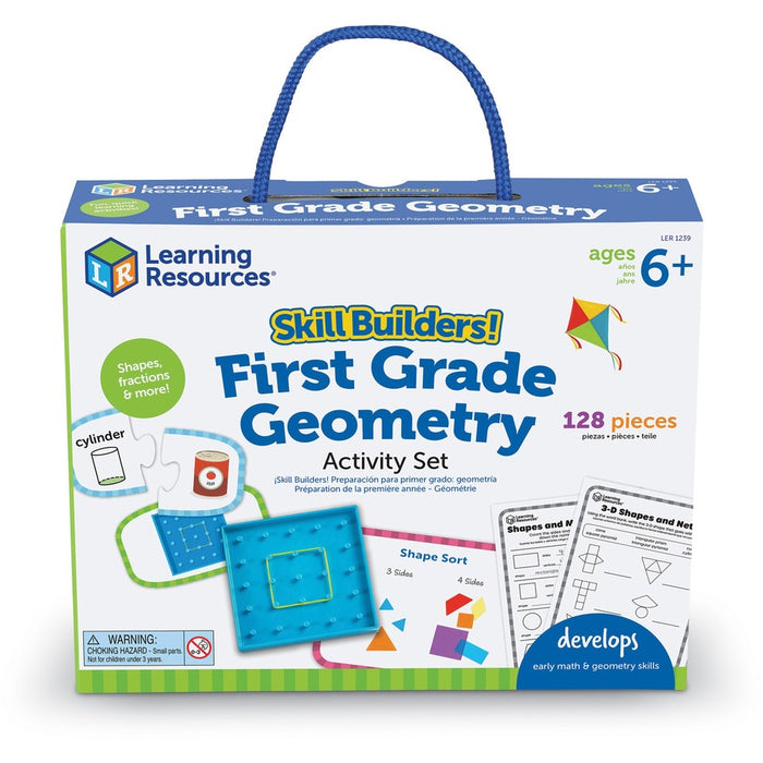 Learning Resources Skill Builders! First Grade Geometry Activity Set