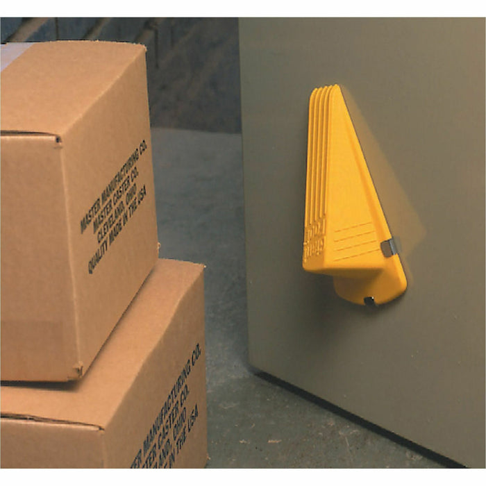 Giant Foot Doorstop, Magnetic, Yellow