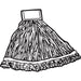 Rubbermaid Commercial Super Stitch 24 oz Blend Wet Mop Head