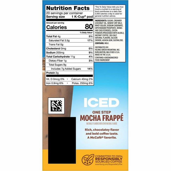McCafé® K-Cup Iced One-Step Mocha Frappe