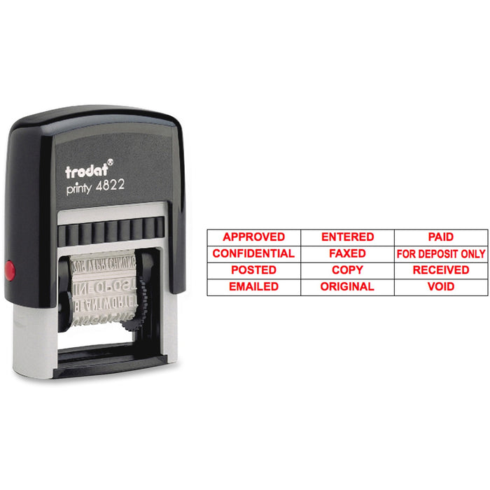 Trodat U.S. Stamp & Sign 12 Message Stamp