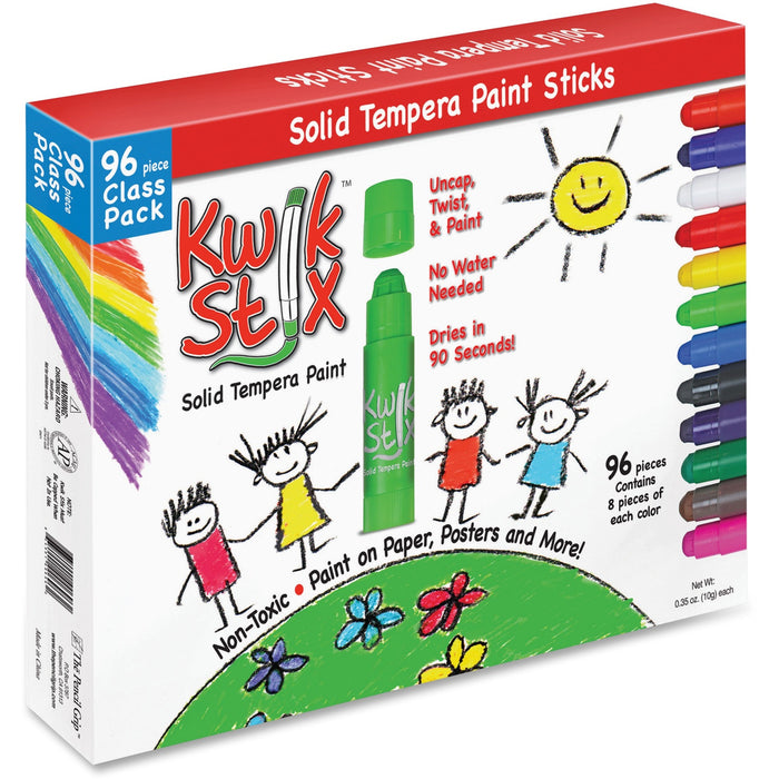 The Pencil Grip Kwik Stix 96-Piece Tempera Paint Sticks