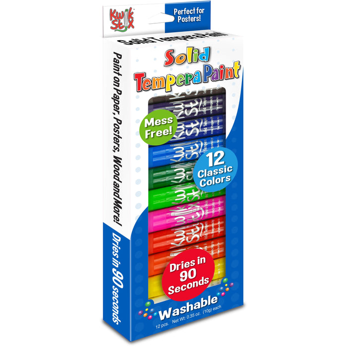 The Pencil Grip Kwik Stix 12-color Solid Tempera Paint