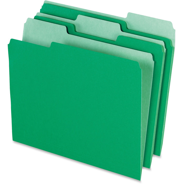 Pendaflex 1/3 Tab Cut Letter Recycled Top Tab File Folder