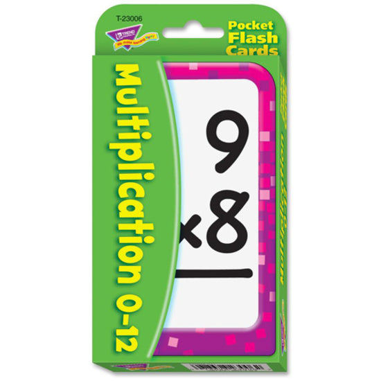 Trend Multiplication Pocket Flash Cards