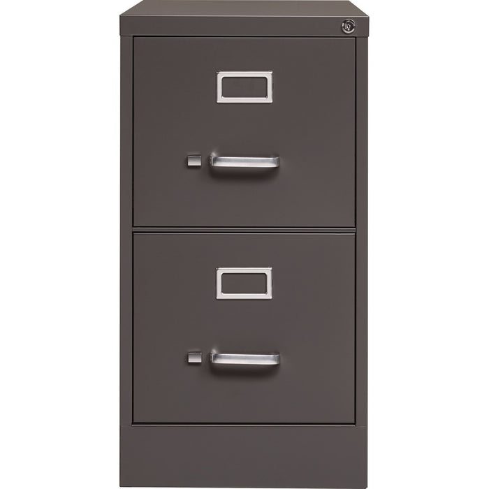 Lorell Fortress Series 26.5'' Letter-size Vertical Files - 2-Drawer