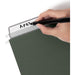 Smead Protab® Filing System with 20 Letter Size Hanging File Folders, 24 ProTab 1/3-Cut Tab labels, and 1 eraser (64195)