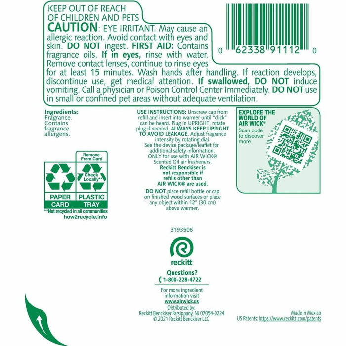 Air Wick Scented Oil Warmer Refill