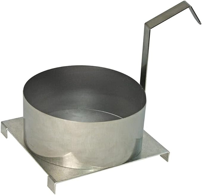 8" Funnel Cake Mold Ring w/Base Plate