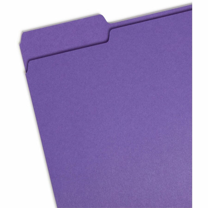 Smead 1/3 Tab Cut Letter Recycled Top Tab File Folder