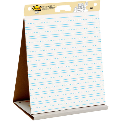 Post-it® Tabletop Easel Pad with Primary Lines