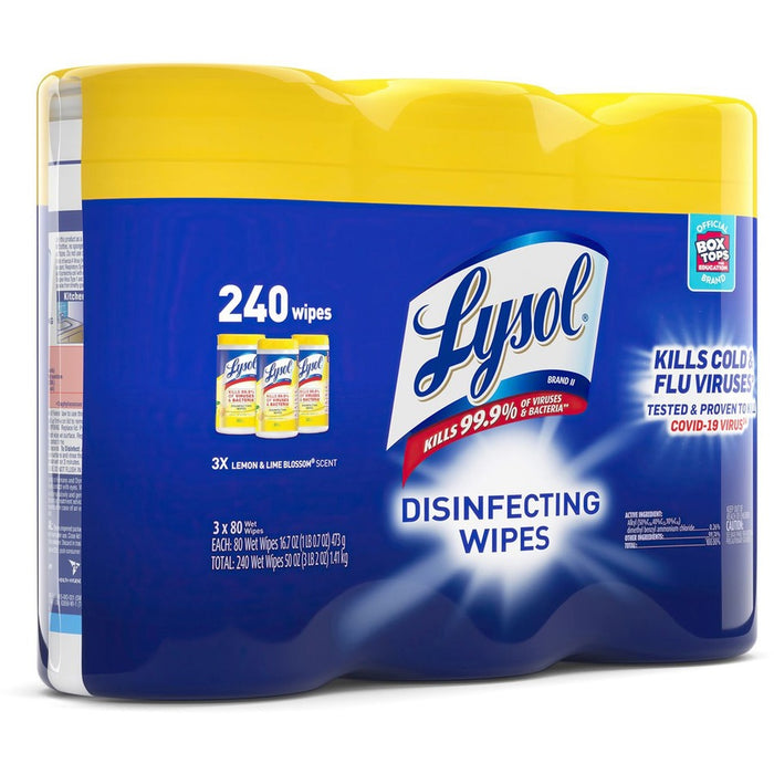 Lysol Lemon/Lime Disinfecting Wipes