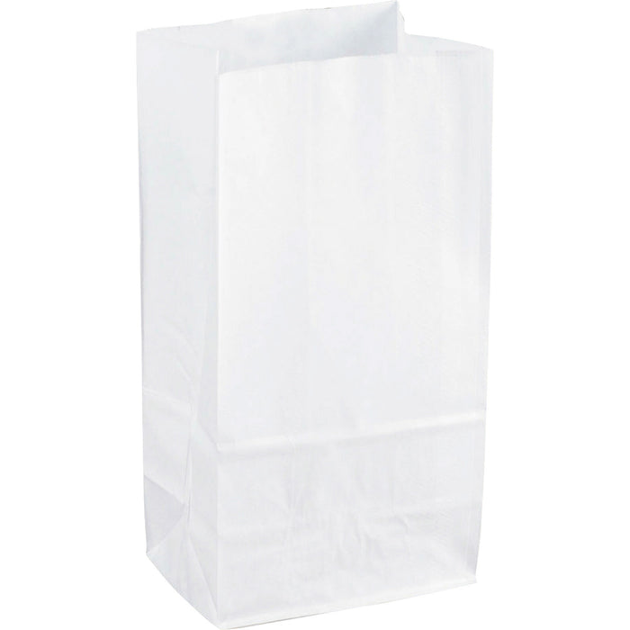 Sparco White Kraft Paper Bags