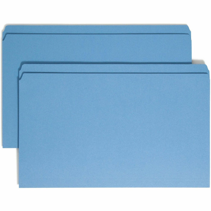 Smead Colored Straight Tab Cut Legal Recycled Top Tab File Folder