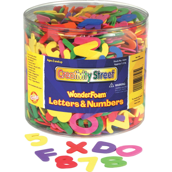 Creativity Street Wonderfoam Tub of Letters/Numbers