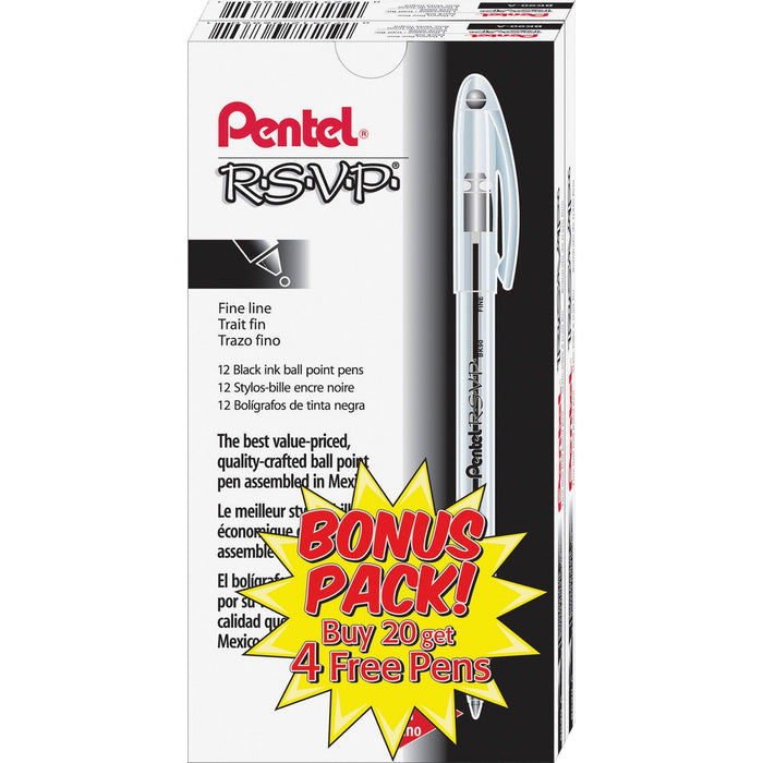 Pentel R.S.V.P. Ballpoint Stick Pens