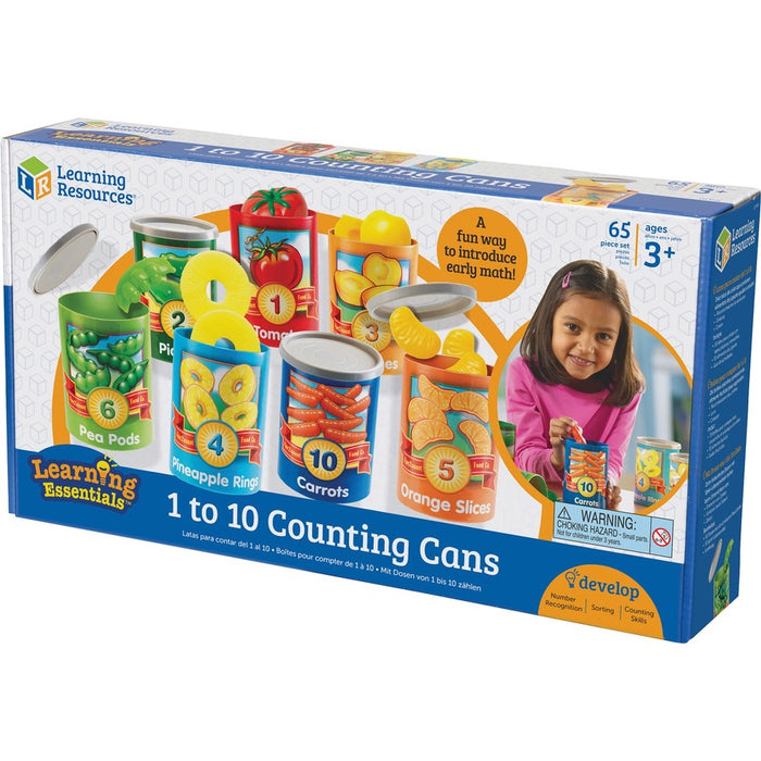 Learning Resources 1-10 Counting Cans Set