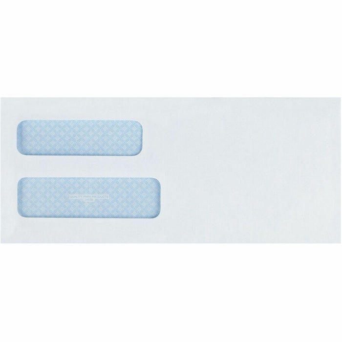 Quality Park No. 10 Double Window Security Tint Envelopes