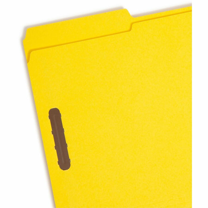 Smead Colored 1/3 Tab Cut Legal Recycled Fastener Folder