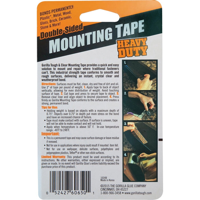 Gorilla Heavy Duty Mounting Tape