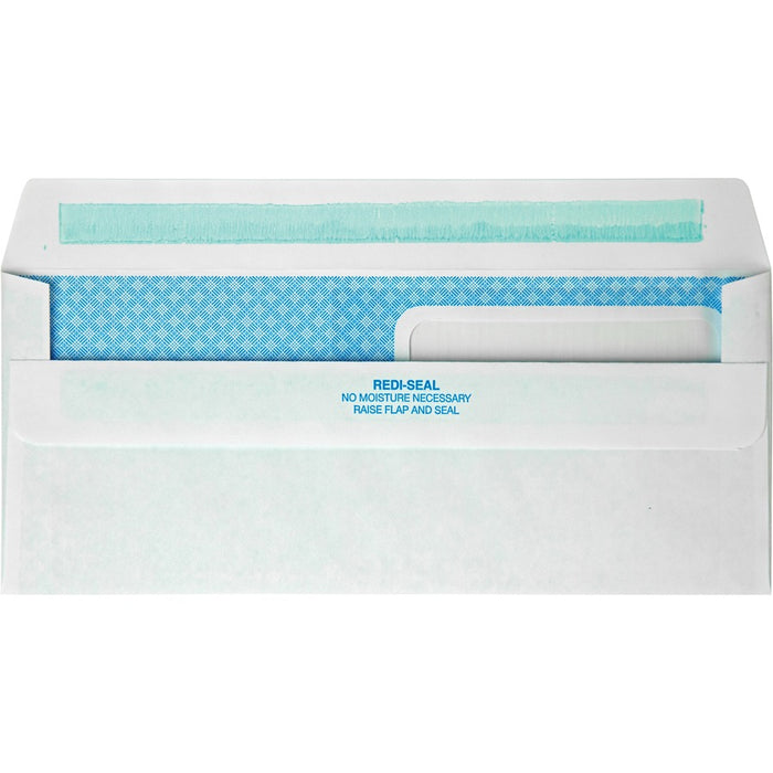 Quality Park No. 8-5/8 Double Window Security Tint Envelopes with Redi-Seal® Self-Seal