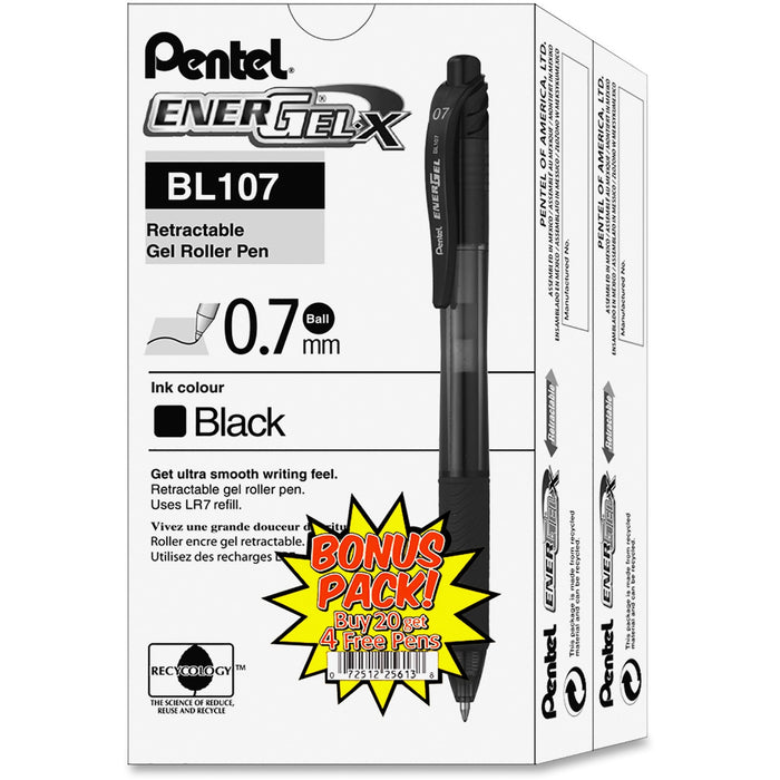 Pentel EnerGel-X Retractable Gel Pens