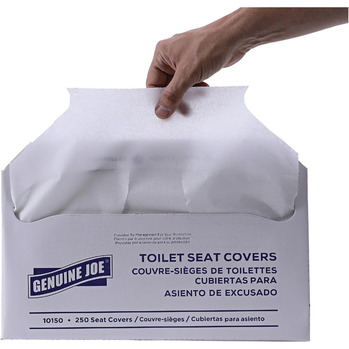 Genuine Joe Half-fold Toilet Seat Covers