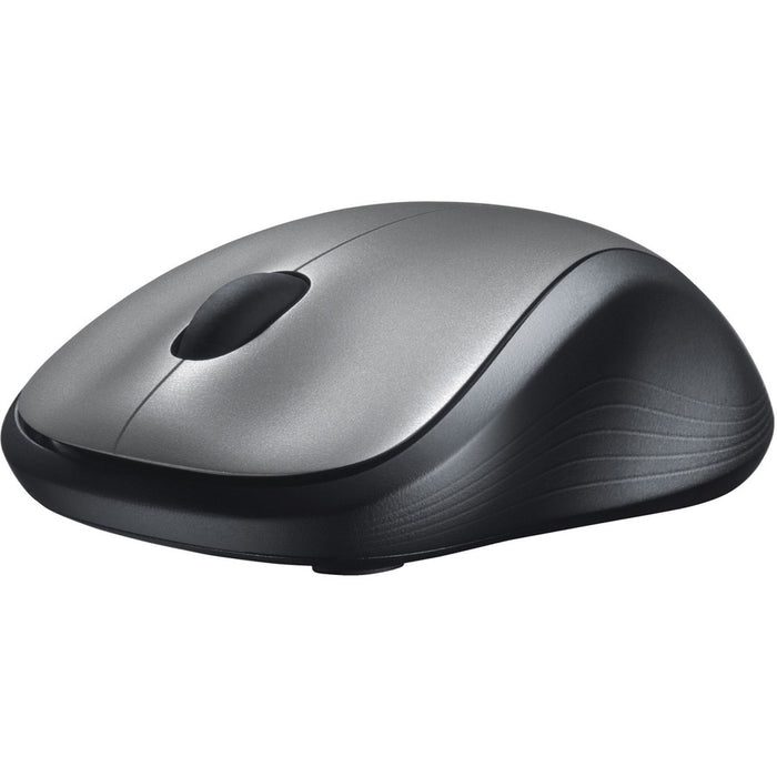 Logitech M310 Wireless Mouse, 2.4 GHz with USB Nano Receiver, 1000 DPI Optical Tracking, 18 Month Battery, Ambidextrous, Compatible with PC, Mac, Laptop, Chromebook (SILVER)