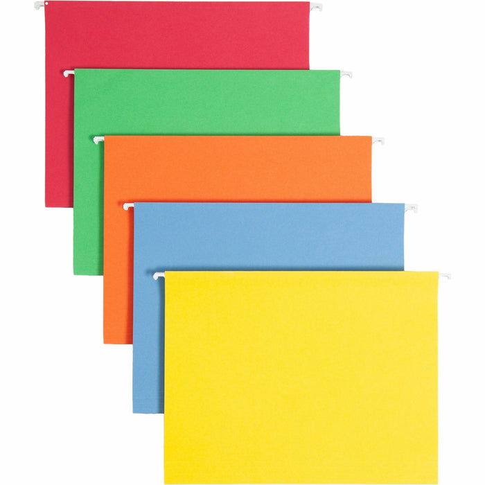 Smead Colored 1/5 Tab Cut Letter Recycled Hanging Folder