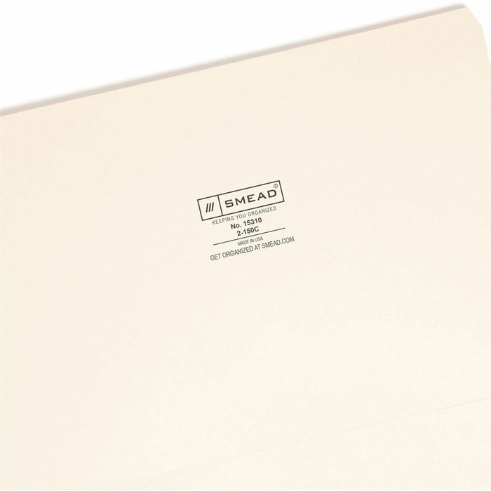 Smead Straight Tab Cut Legal Recycled Top Tab File Folder